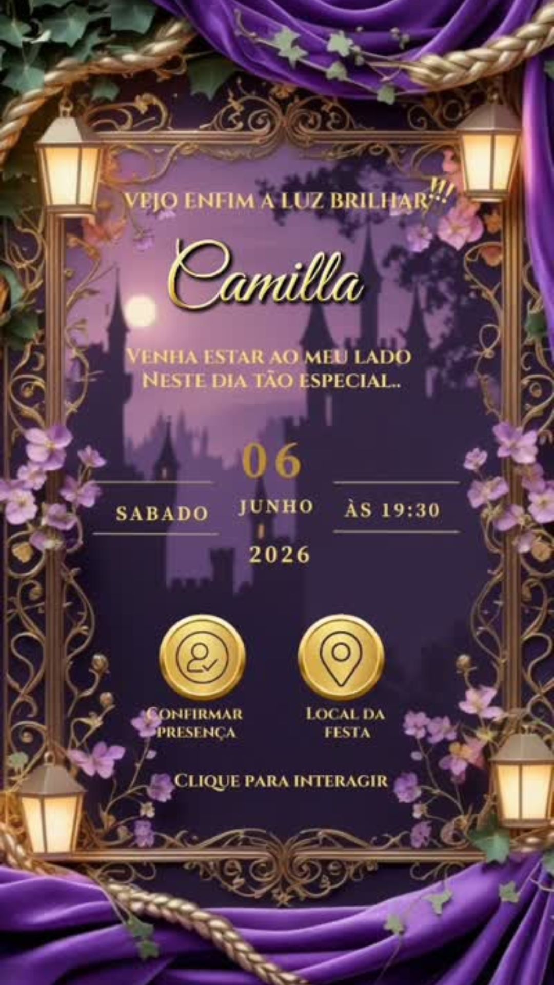 Imagem final do convite