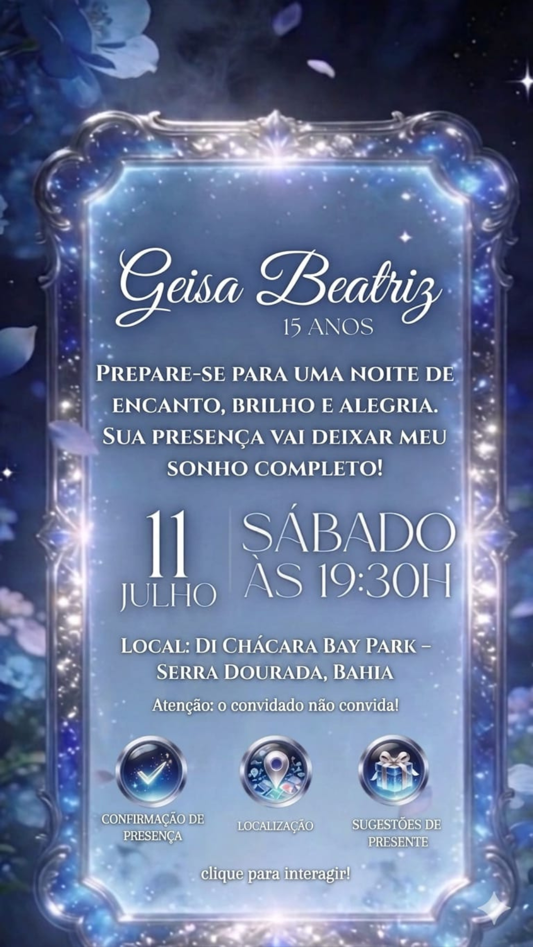 Geisa Beatriz 15 Anos
